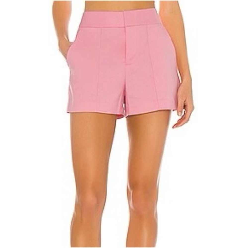 Alice + Olivia High Waist Pink Shorts
